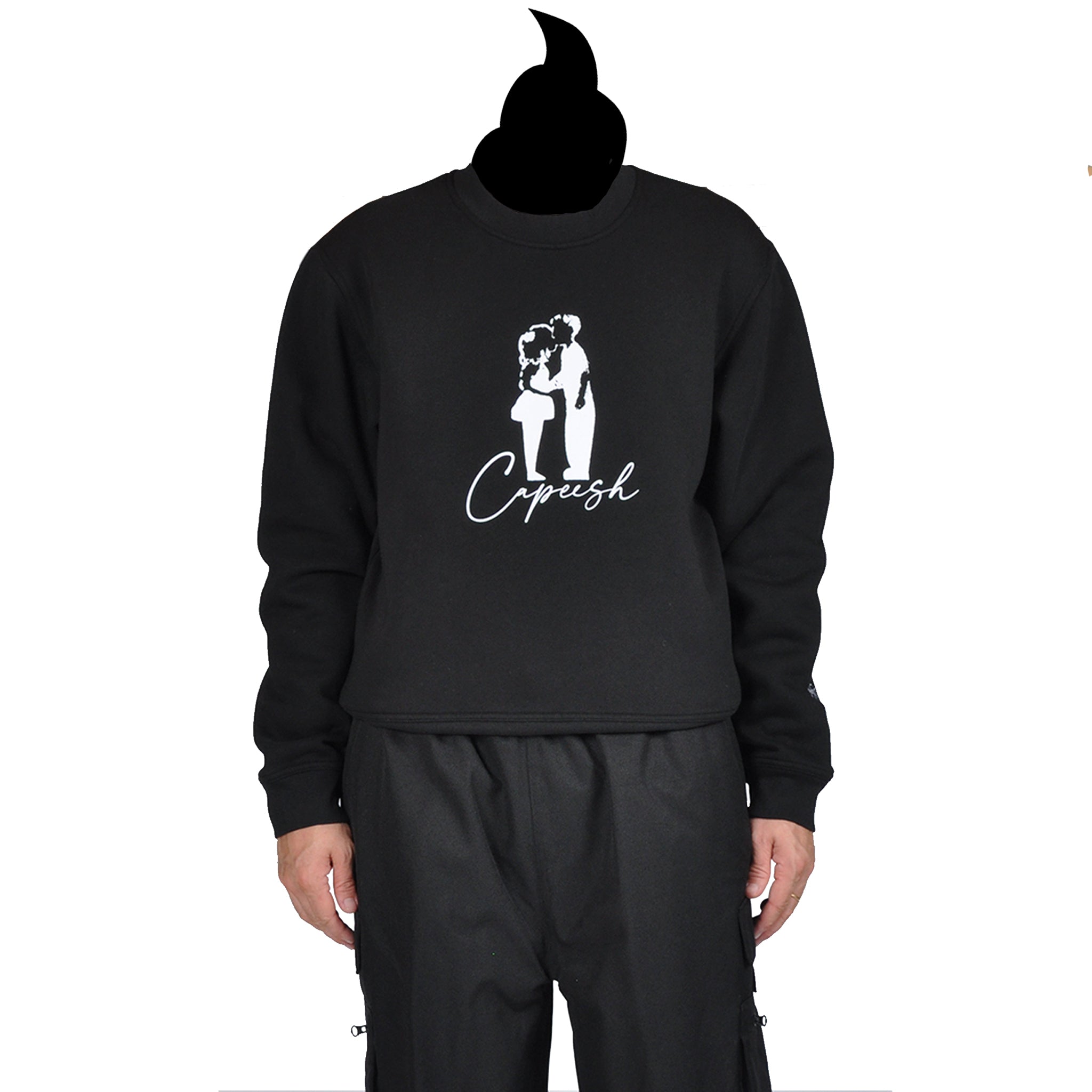 crewneck - black