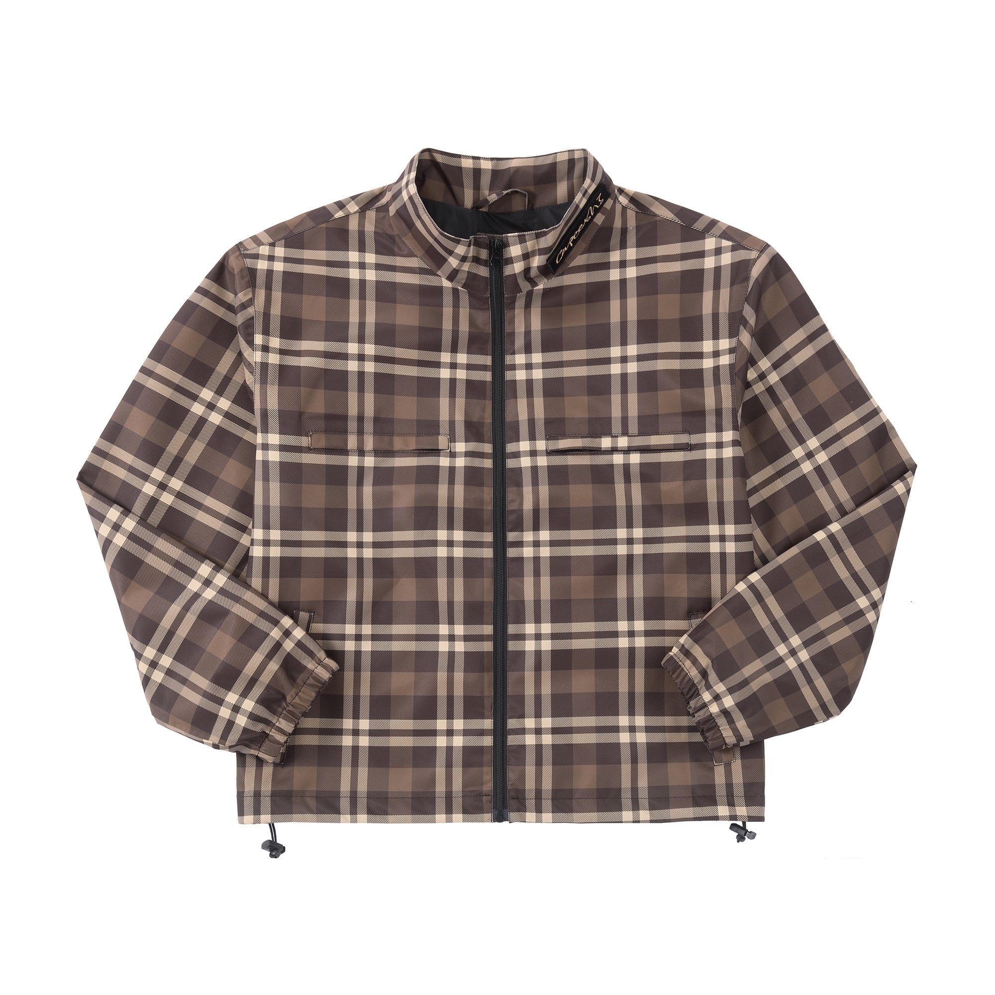 deconsrtucted revamp - plaid brown