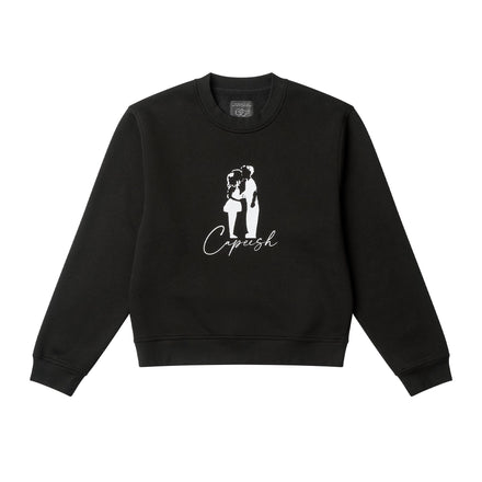 crewneck - black